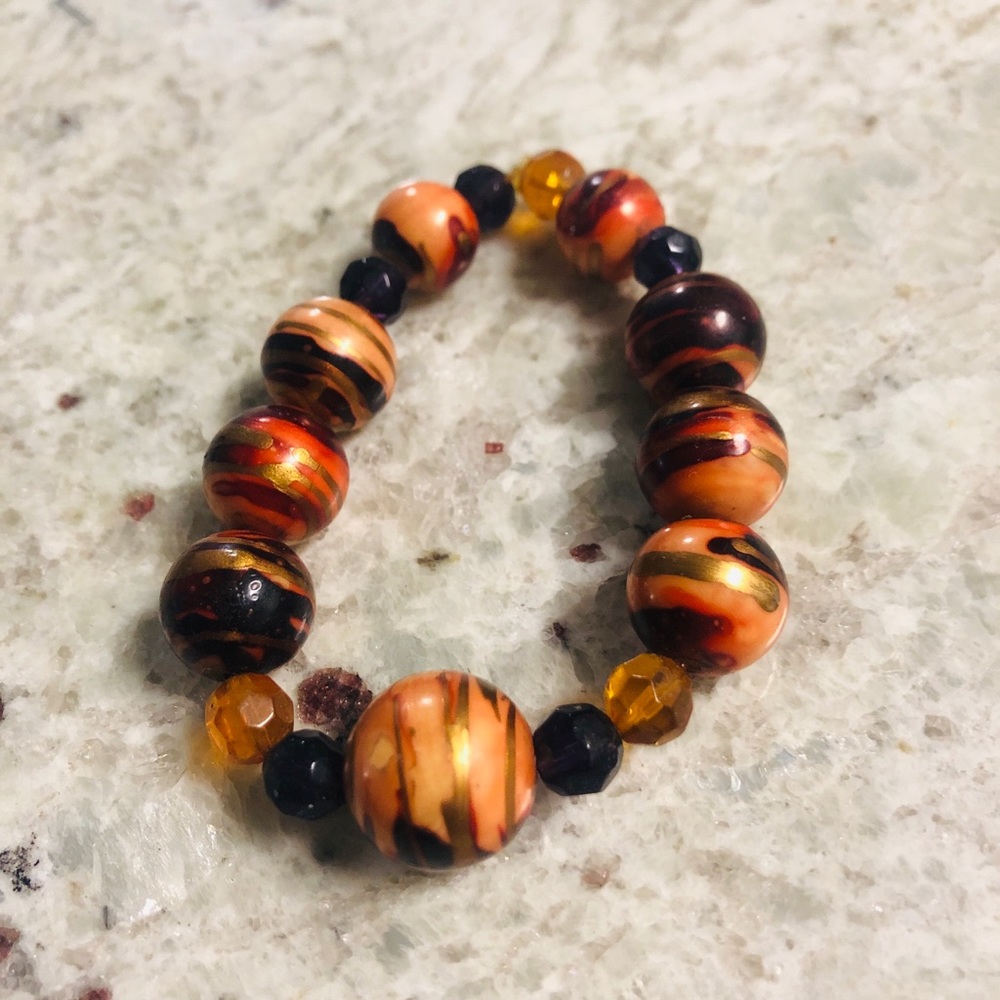 Multi-Colored Beaded Bracelet